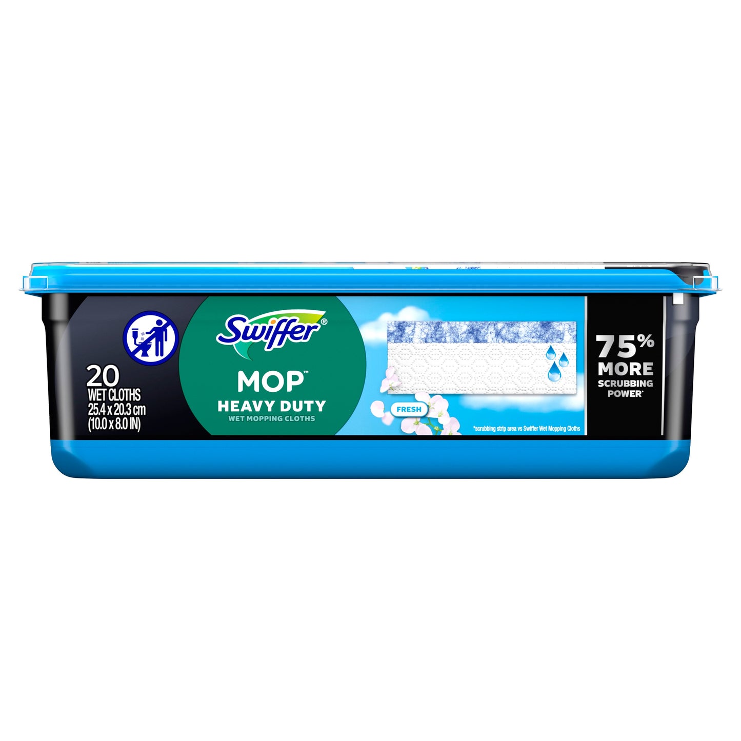 Swiffer Heavy Duty Mop Wet Multi-Surface Cloth Refills - Outdoor Window Fresh Scent
