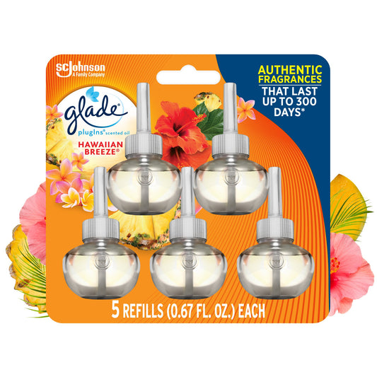 Glade PlugIns Scented Oil Air Freshener Refills - Hawaiian Breeze