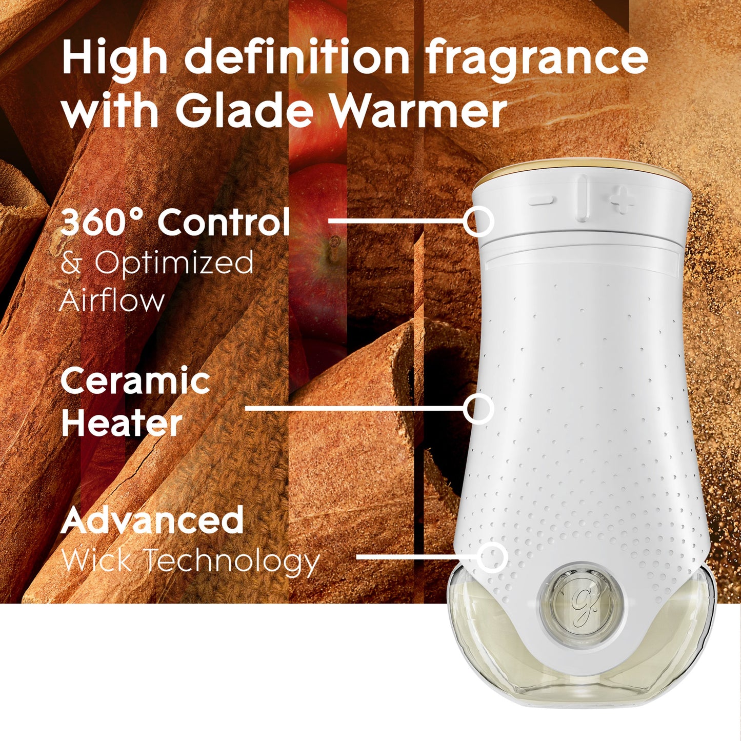 Glade PlugIns Scented Oil Air Freshener Refills - Apple Cinnamon