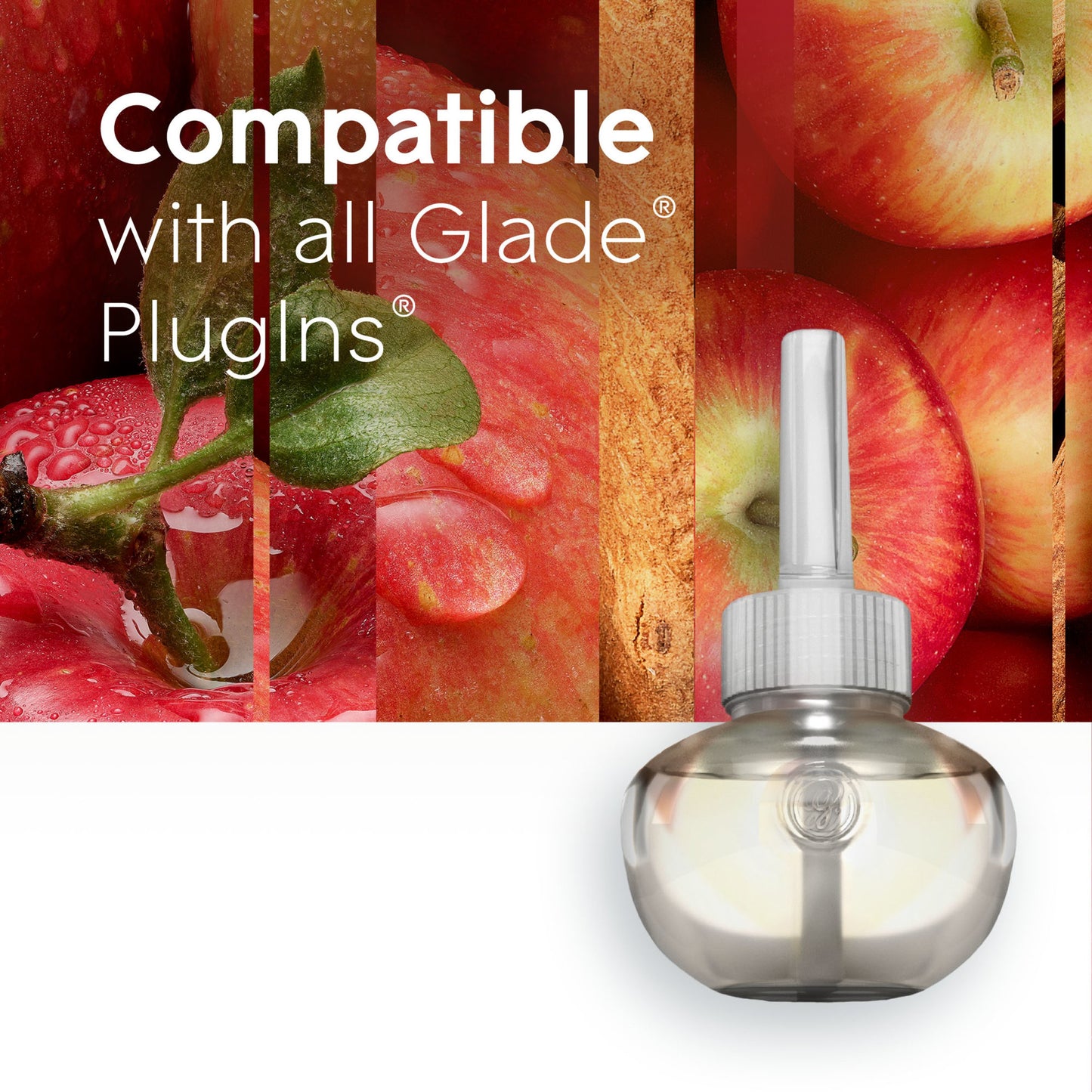 Glade PlugIns Scented Oil Air Freshener Refills - Apple Cinnamon