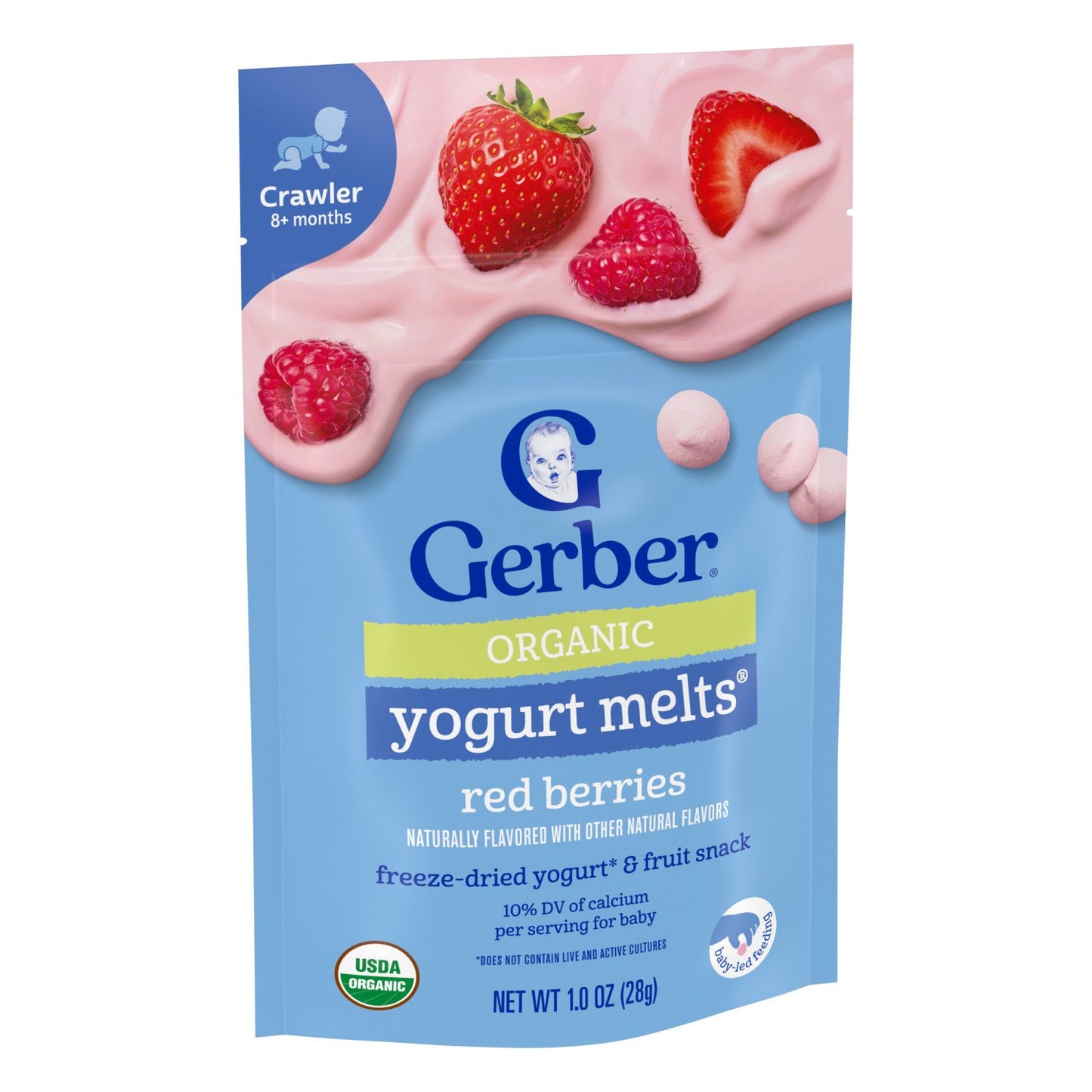Gerber Organics for Baby Yogurt Melts - Red Berries