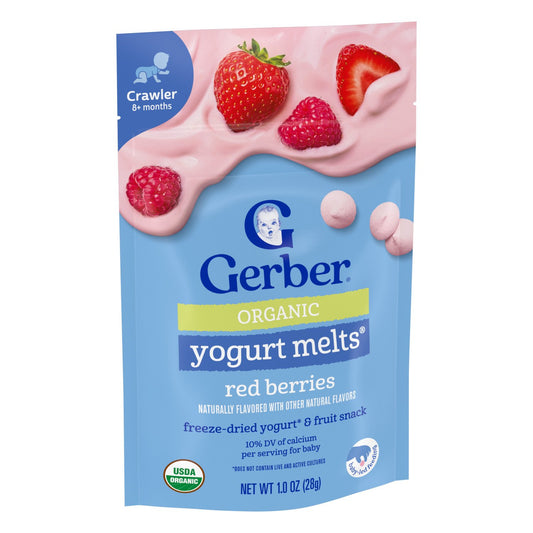 Gerber Organics for Baby Yogurt Melts - Red Berries