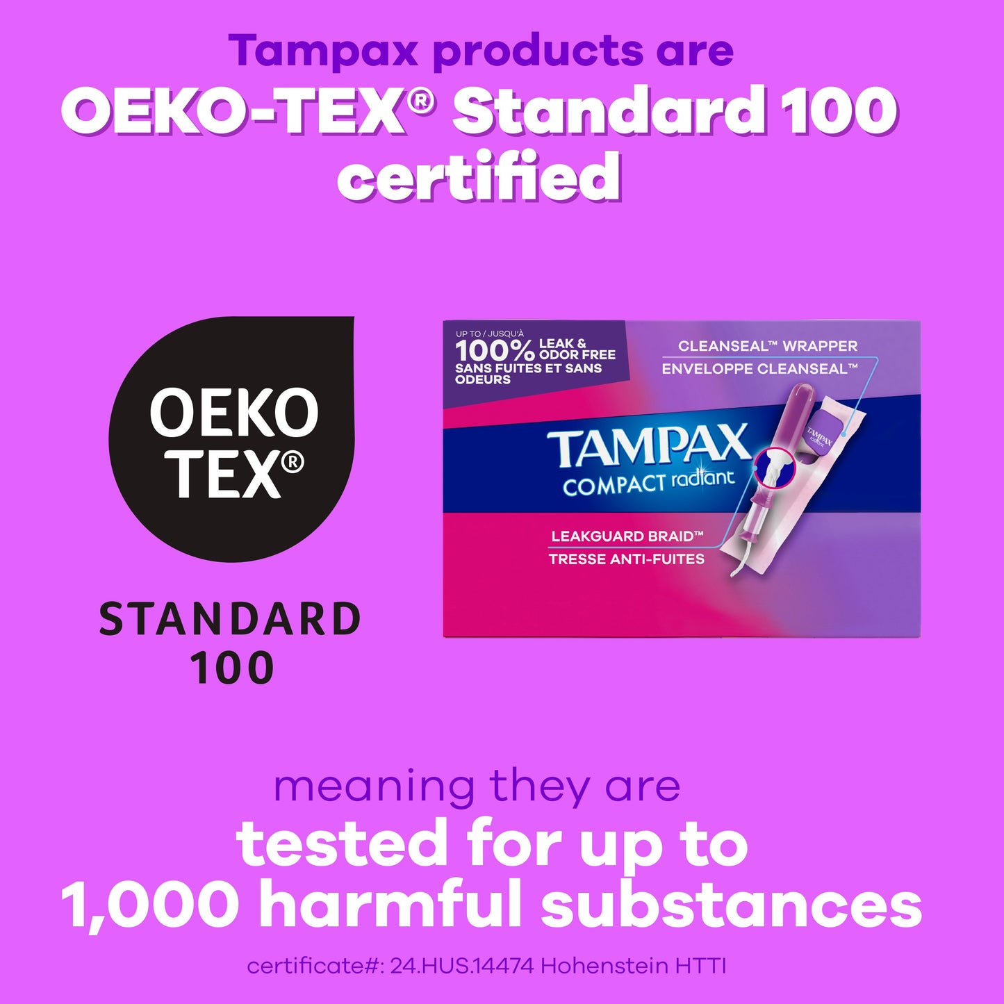 Tampax Radiant Pocket Compact Tampons - Super