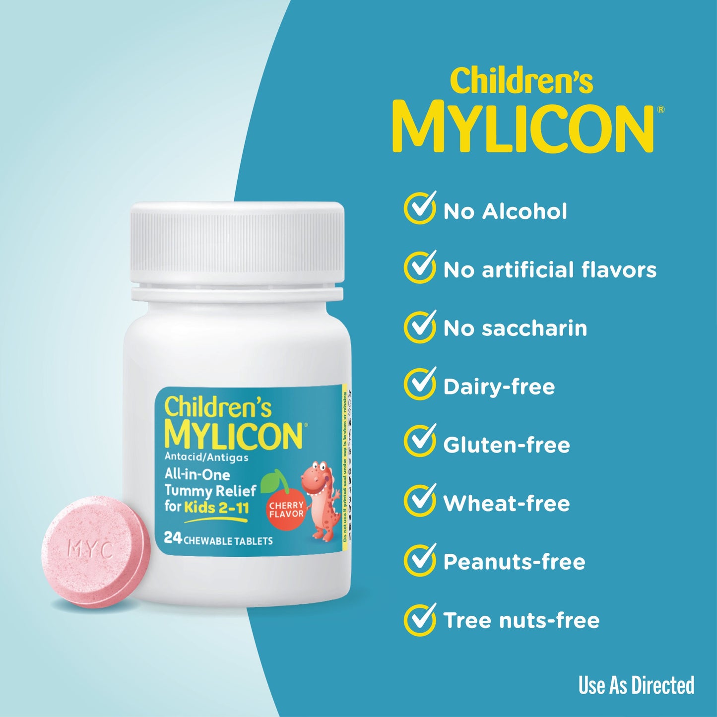 Mylicon Children's Tummy Relief Antacid Chews