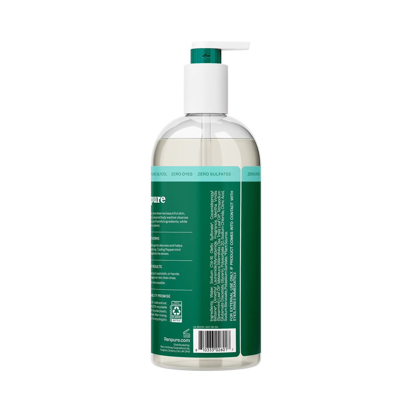 Renpure Purifying Body Wash - Tea Tree & Mint