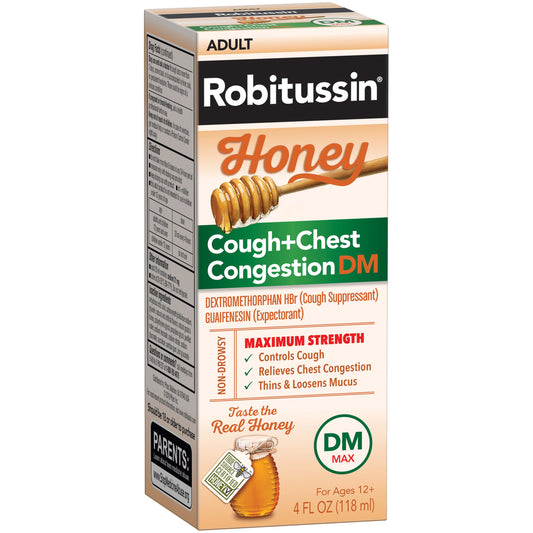 Robitussin Maximum Strength Honey Cough + Chest Congestion