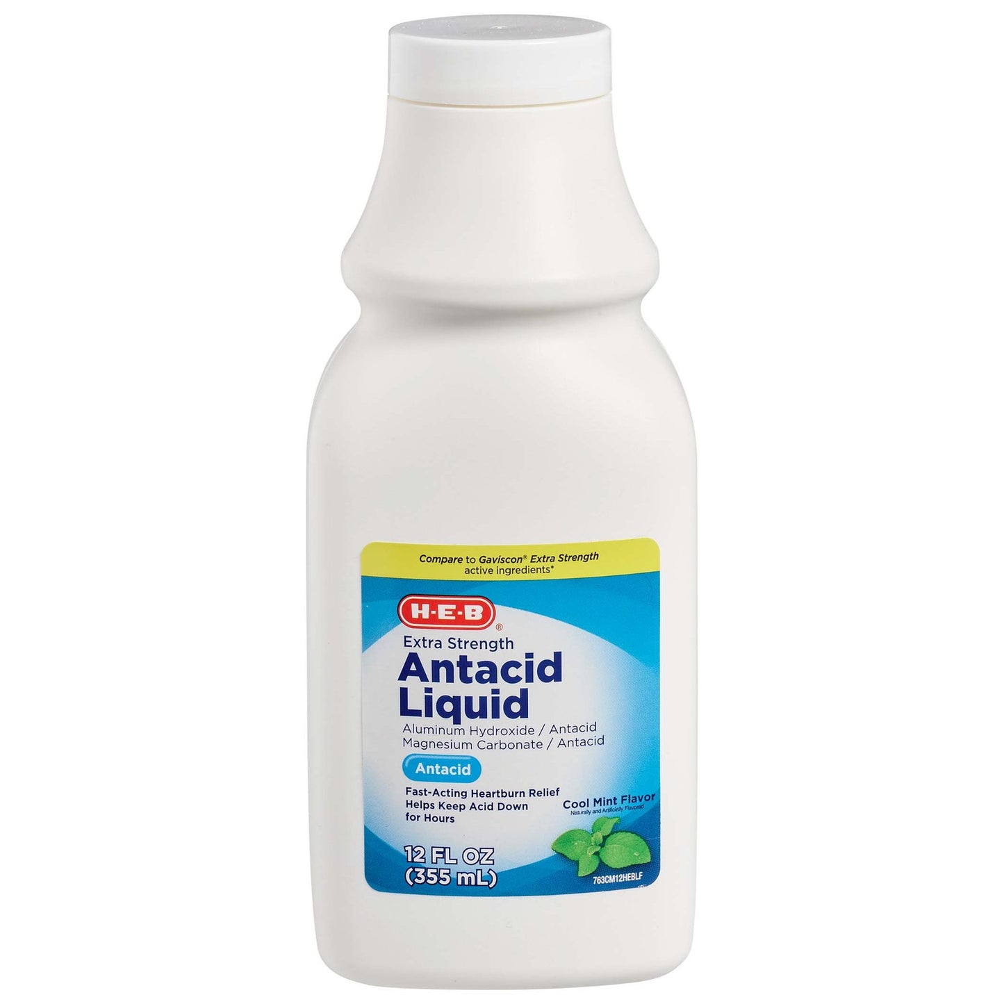 H-E-B Cool Mint Extra Strength Antacid Liquid