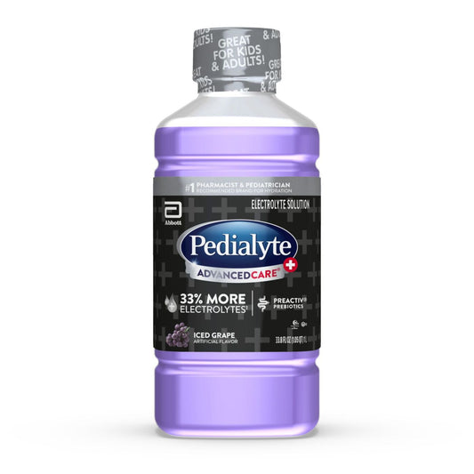 Pedialyte AdvancedCare Plus Electrolyte Solution - Iced Grape