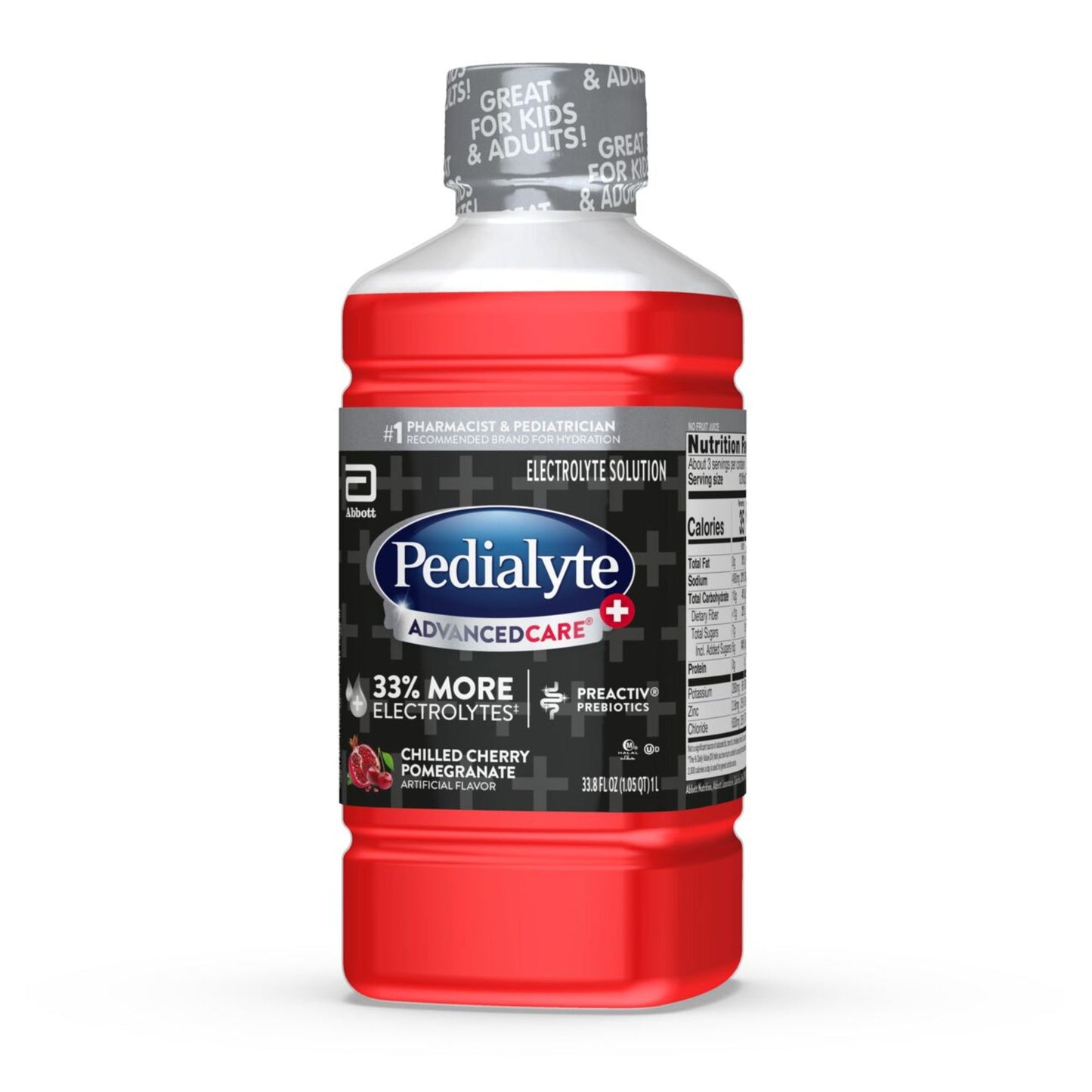 Pedialyte AdvancedCare Plus Electrolyte Solution - Chilled Cherry Pomegranate