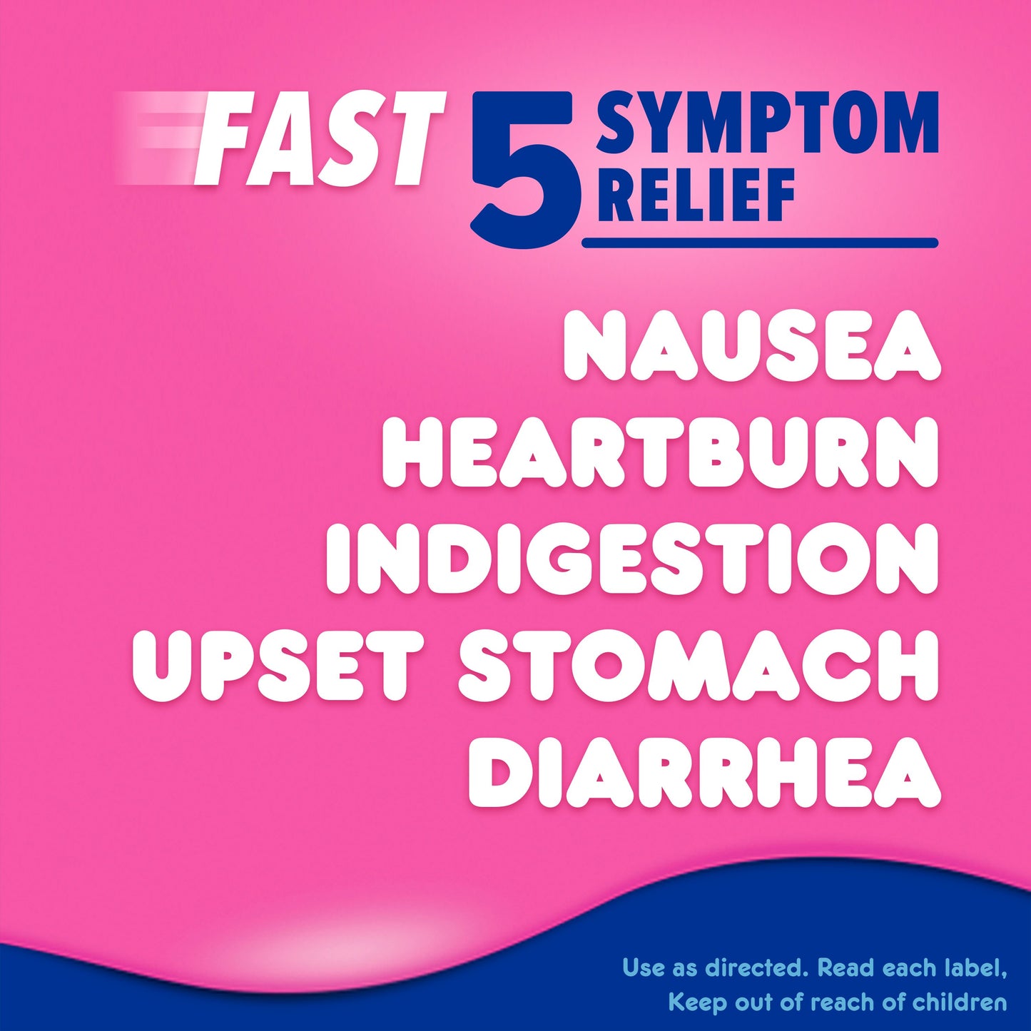 Pepto-Bismol Caplets Ultra for Nausea, Heartburn, Indigestion, Upset Stomach, & Diarrhea - 5 Symptom Fast Relief