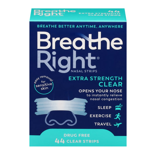 Breathe Right Extra Strength Clear Nasal Strips
