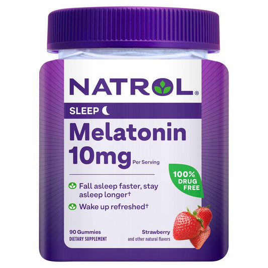 NATROL Melatonin Gummies 10 mg - Strawberry