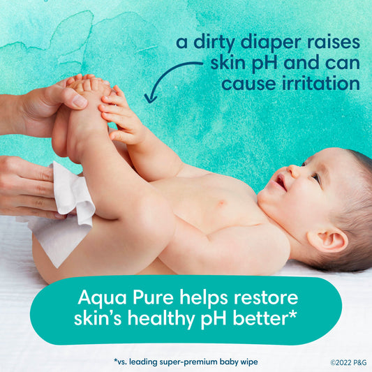 Pampers Aqua Pure Baby Wipes 2 pk