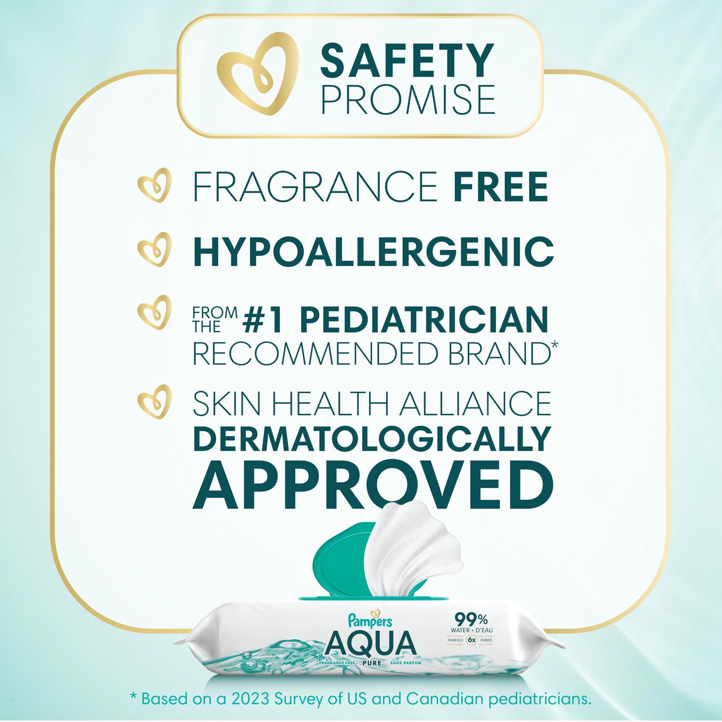 Pampers Aqua Pure Sensitive Baby Wipes, 1 pk