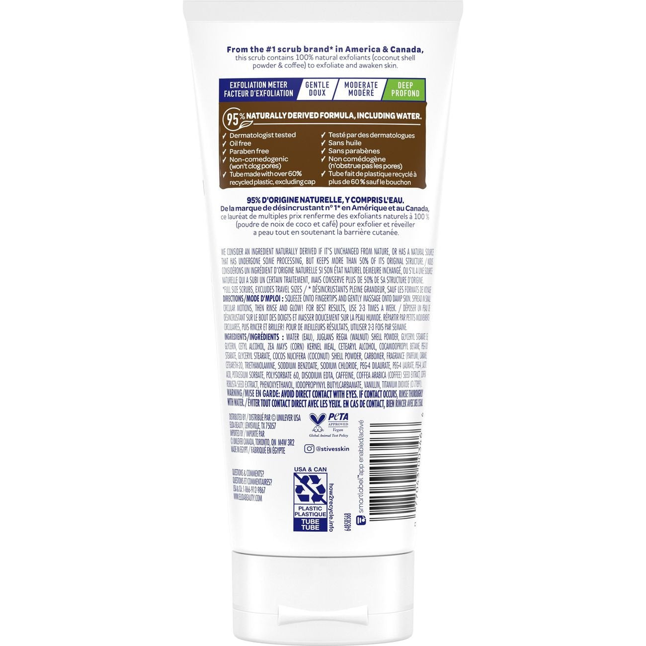 St. Ives Exfoliant Coconut & Coffee Face Scrub for Oily Skin