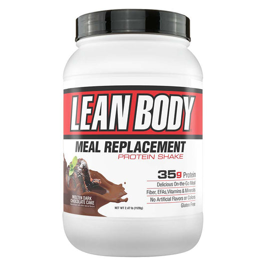 Labrada Lean Body Meal Replacement 35g Protein Shake Mix - Molten Dark Chocolate Cake
