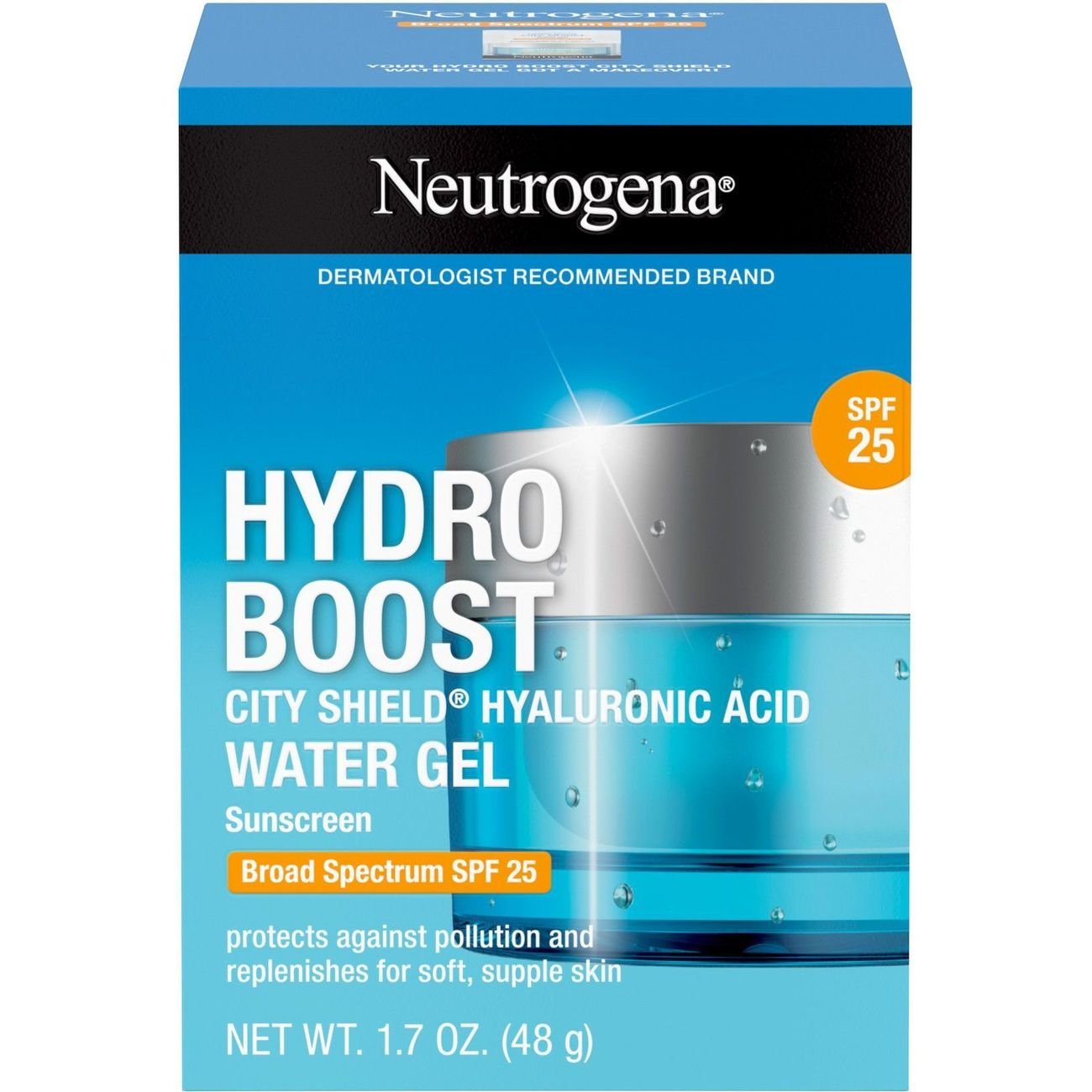 Neutrogena Hydro Boost City Shield Water Gel With Broad Spectrum SPF 25