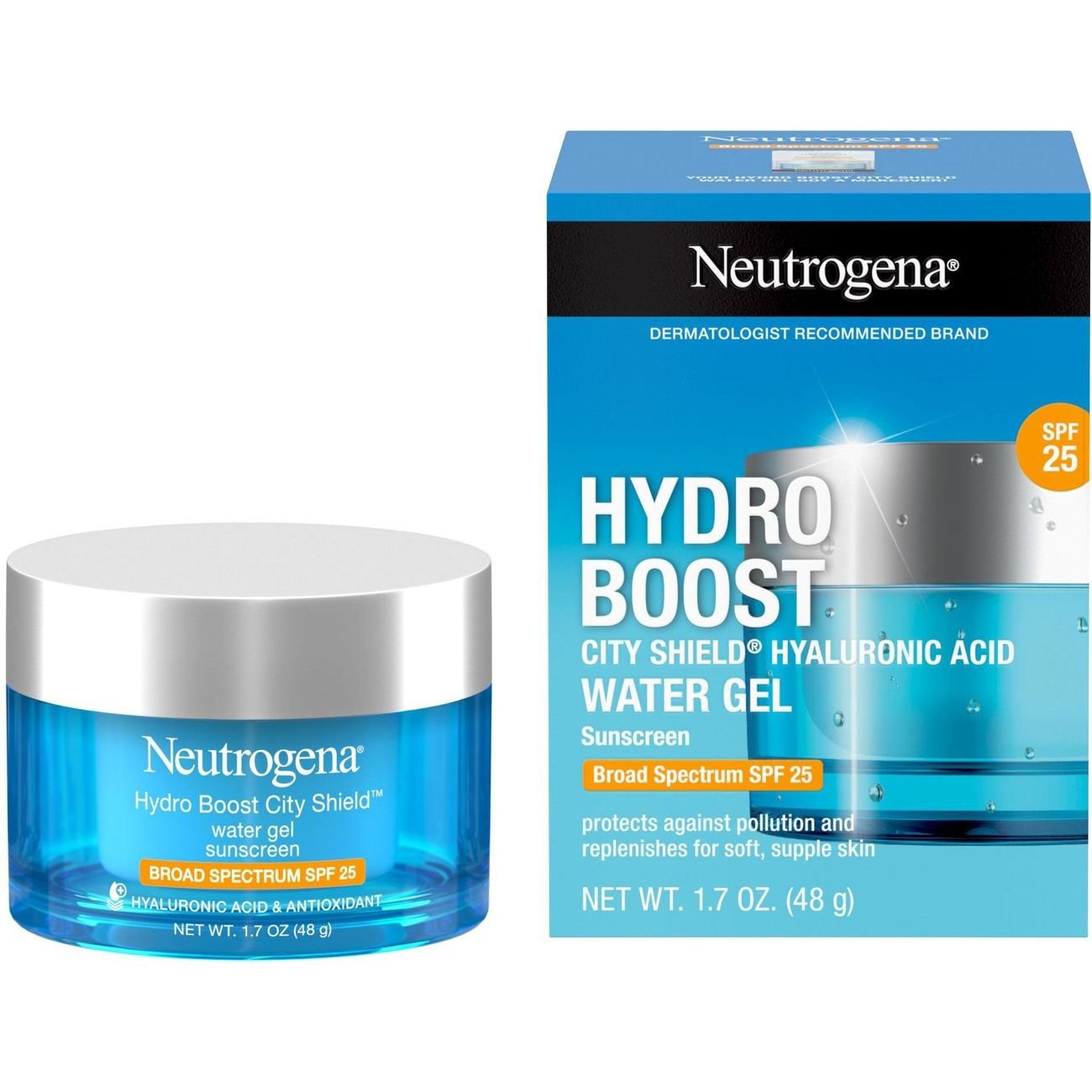 Neutrogena Hydro Boost City Shield Water Gel With Broad Spectrum SPF 25