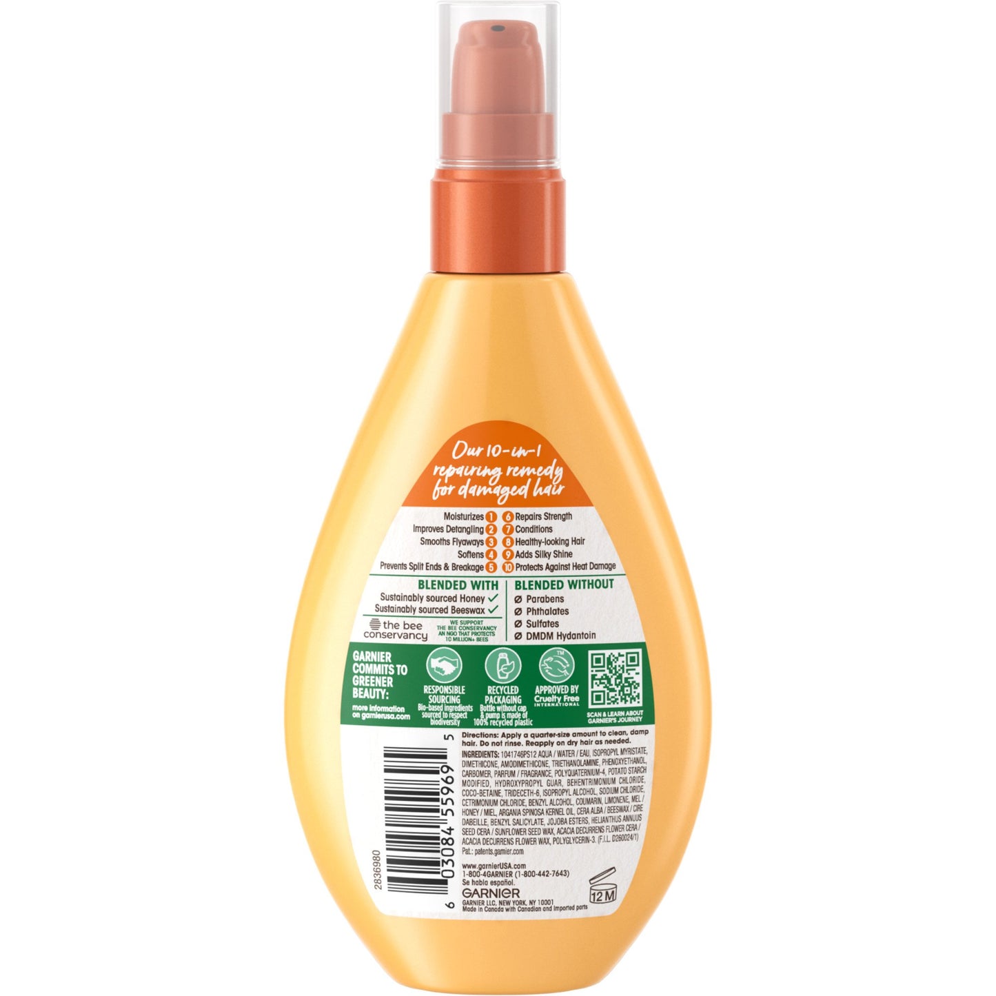 Garnier Whole Blends Miracle Nectar Leave-In Treatment