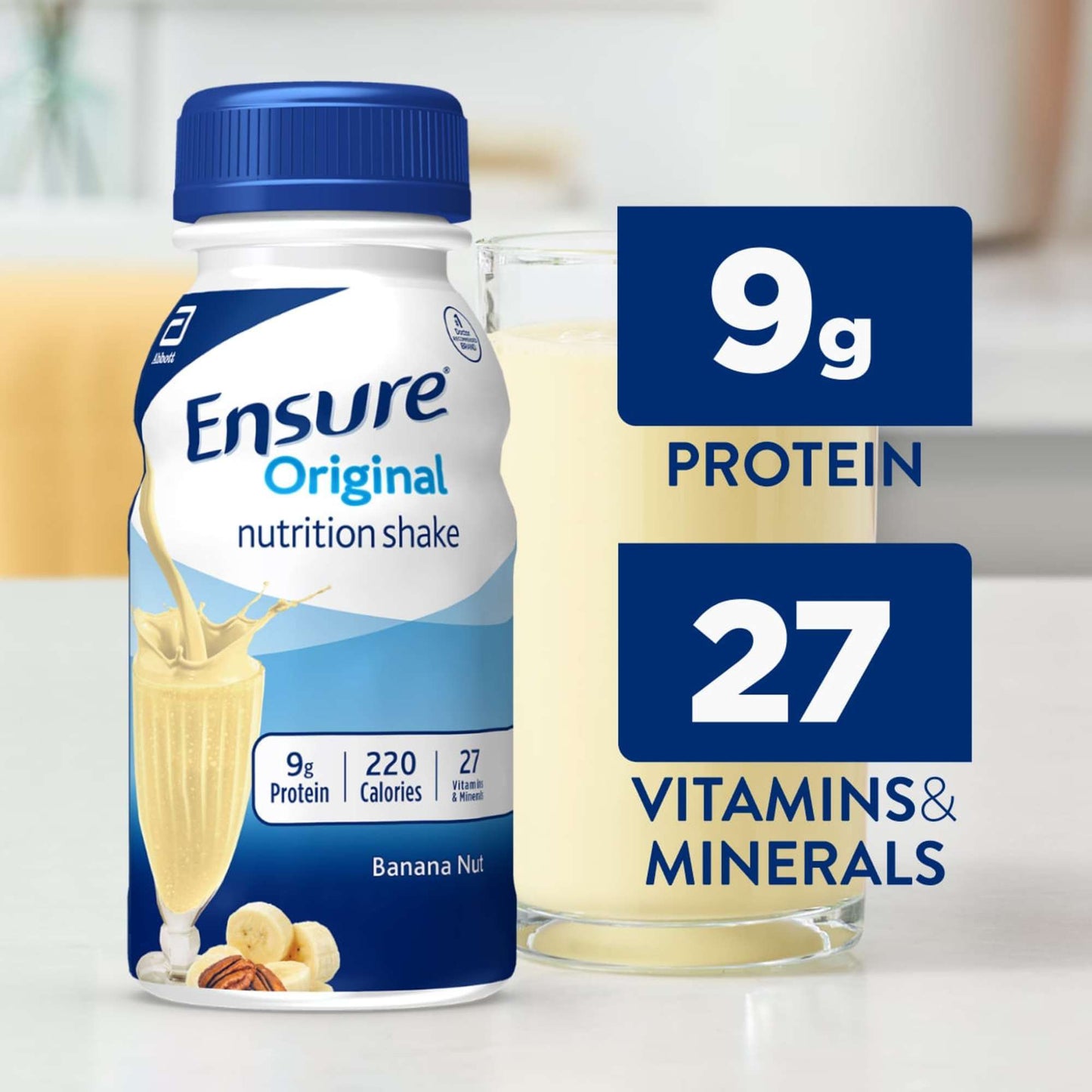 Ensure Original Nutrition Shakes - Banana Nut, 6 pk