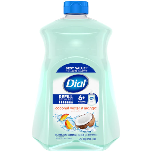 Dial Liquid Hand Soap Refill - Coconut Water & Mango