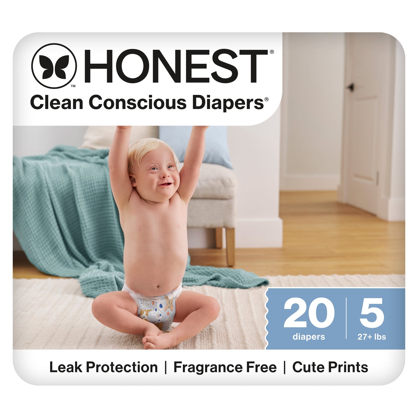 The Honest Company Clean Conscious Diapers -Size 5
