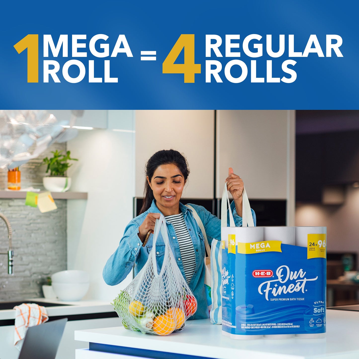 H-E-B Our Finest Ultra Soft Toilet Paper