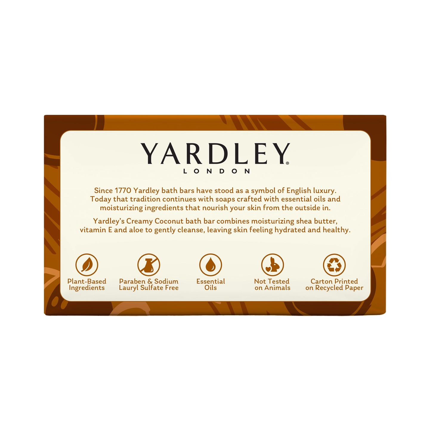 Yardley London Creamy Coconut Bath Bar
