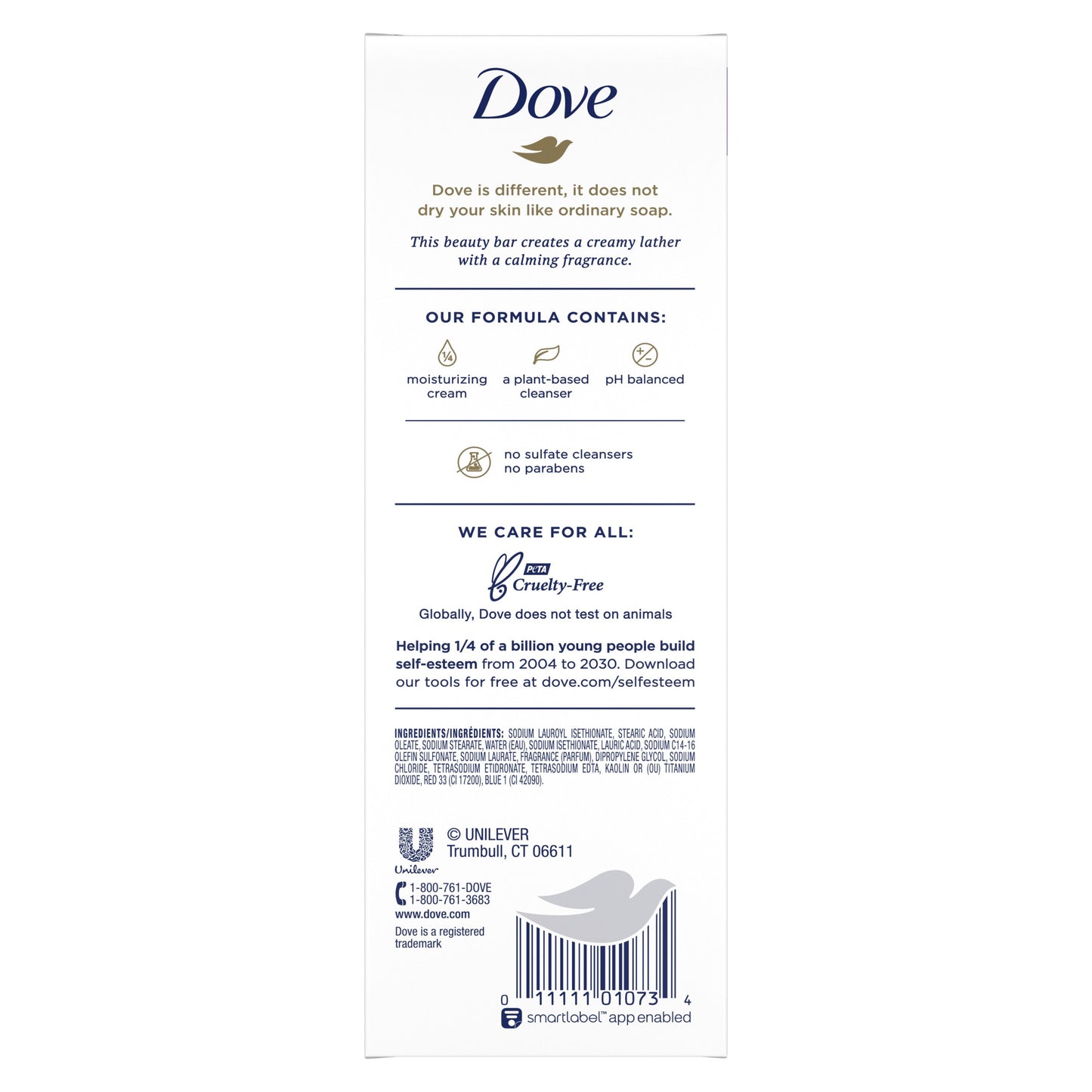 Dove Beauty Bar Gentle Skin Cleanser Relaxing Lavender 6 Bars
