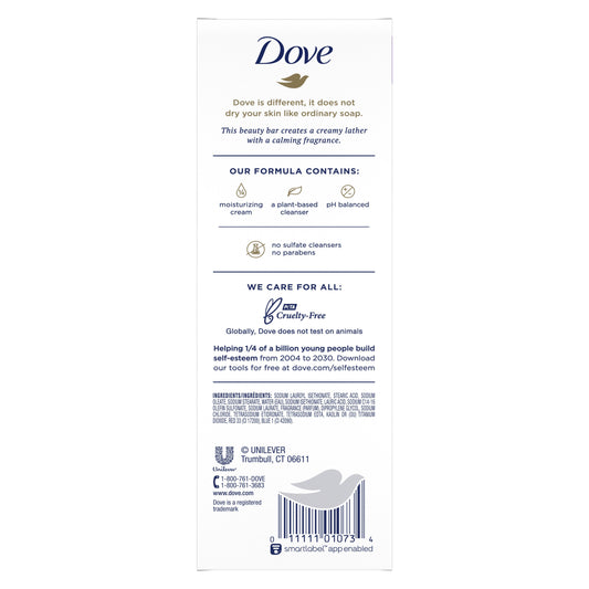 Dove Beauty Bar Gentle Skin Cleanser Relaxing Lavender 6 Bars