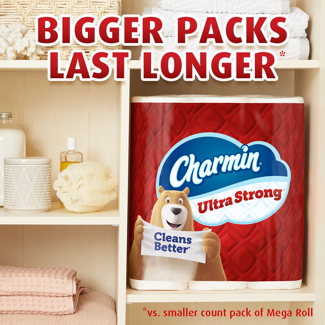 Charmin Ultra Strong Toilet Paper 220 Sheets Per Roll