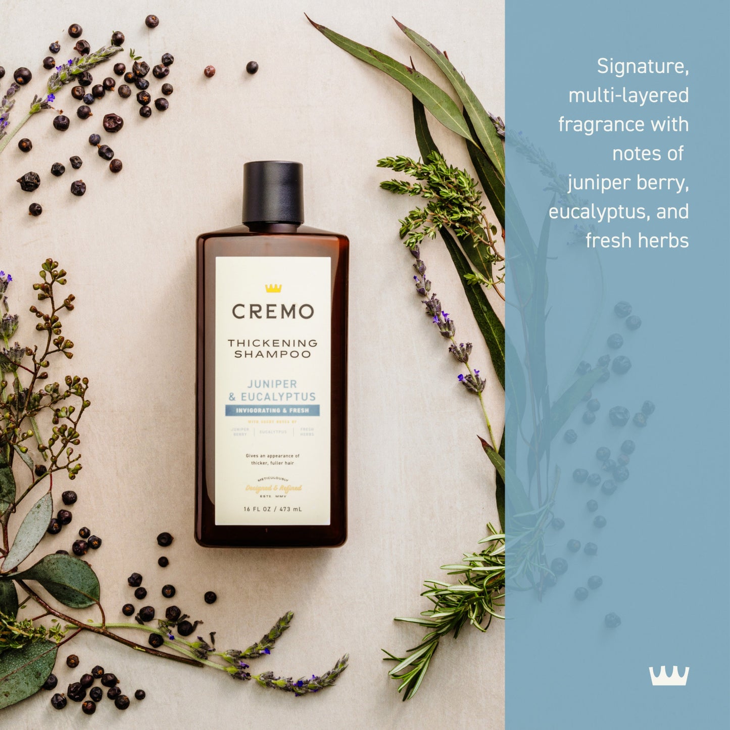 Cremo Thickening Shampoo - Juniper & Eucalyptus