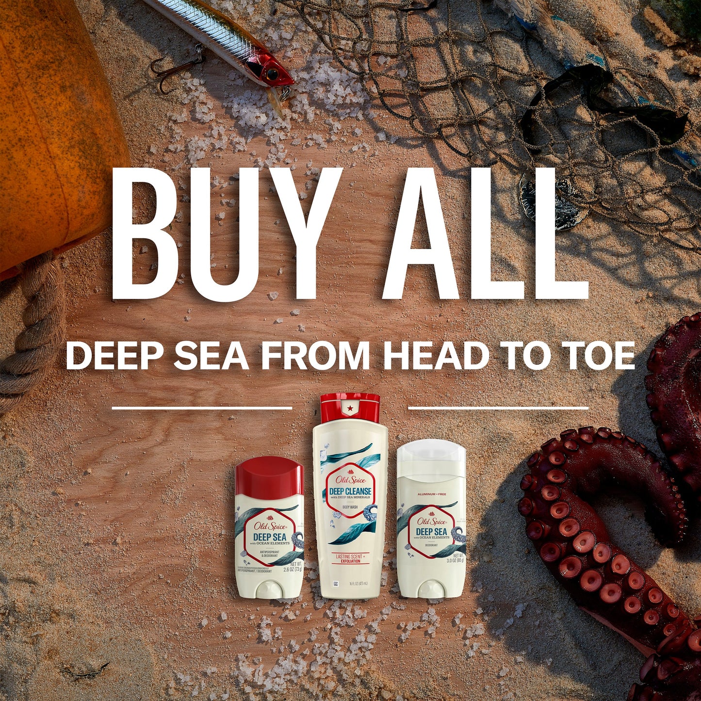 Old Spice Antiperspirant Deodorant - Deep Sea