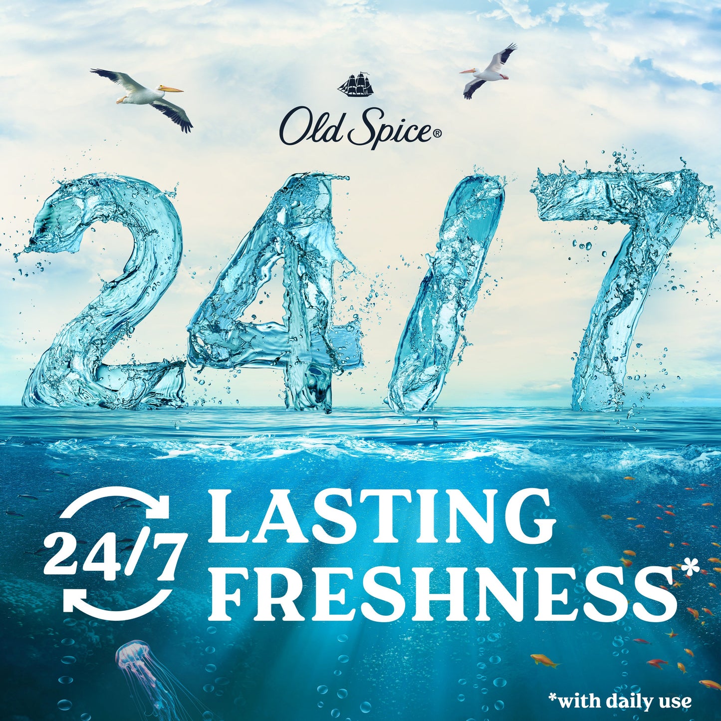 Old Spice Aluminum-Free Deodorant - Deep Sea
