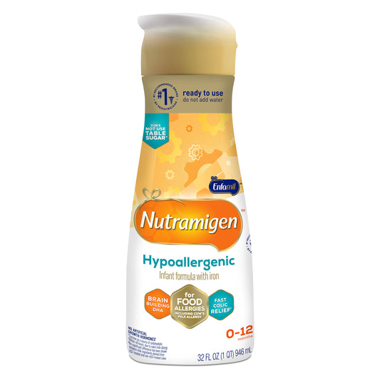 Nutramigen Hypoallergenic Ready-to-Feed Baby Formula with Iron