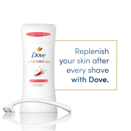 Dove Advanced Care Antiperspirant Deodorant Stick Apple & White Tea