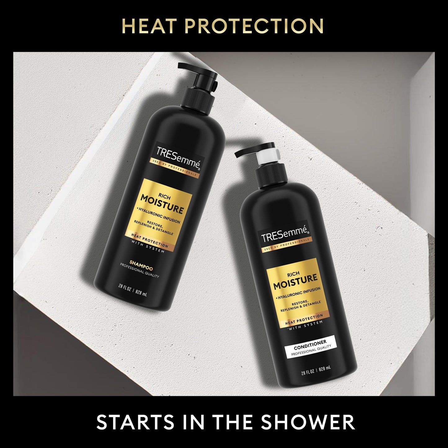 TRESemmé Moisture Rich Hyaluronic Infusion Shampoo and Conditioner
