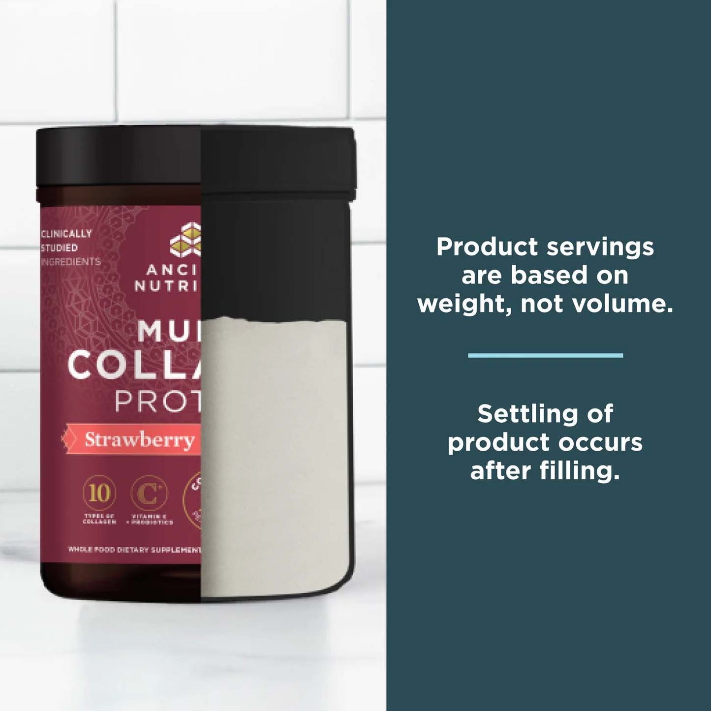 Ancient Nutrition Multi Collagen Protein - Strawberry Lemonade