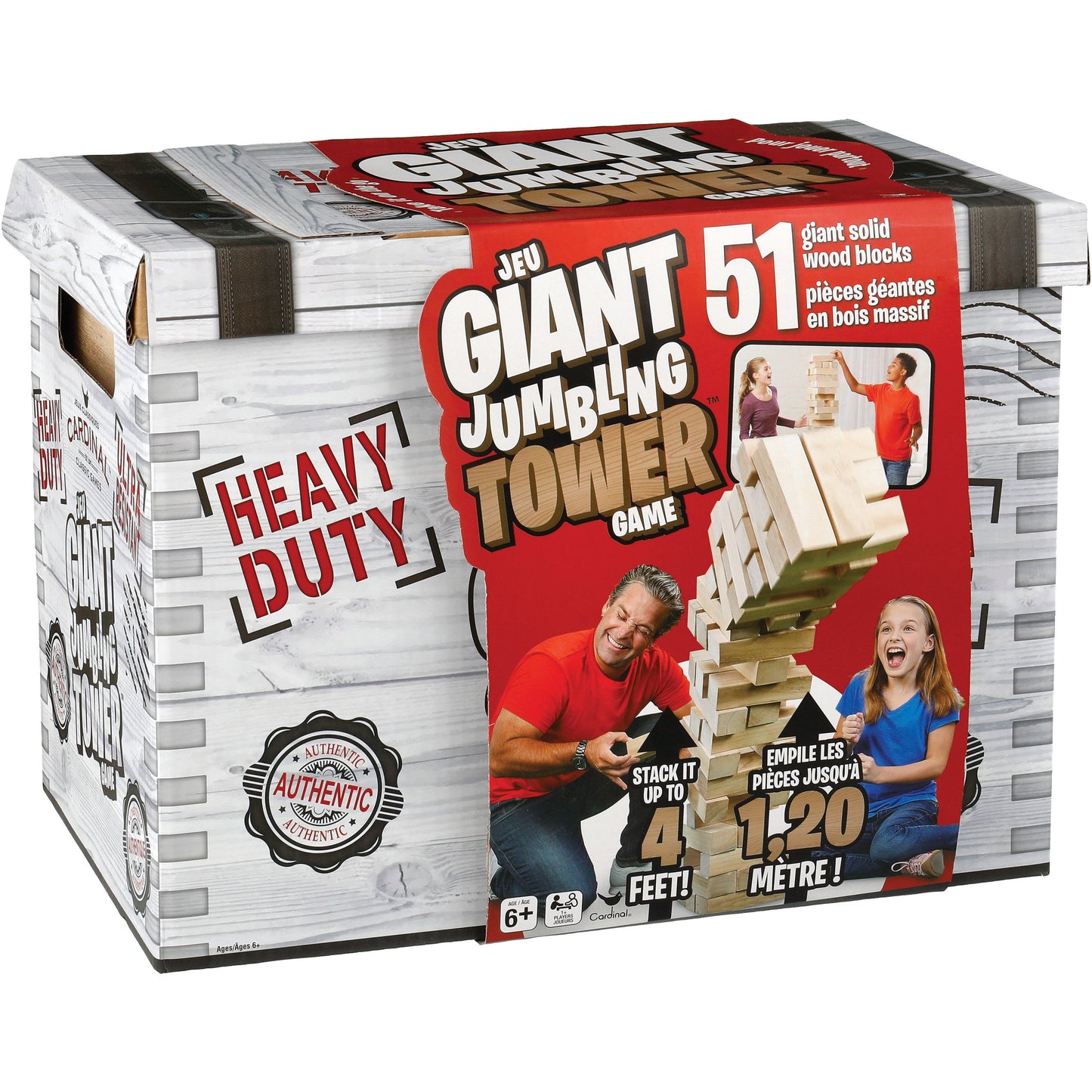 Cardinal Industries Giant Jumbling Tower Game