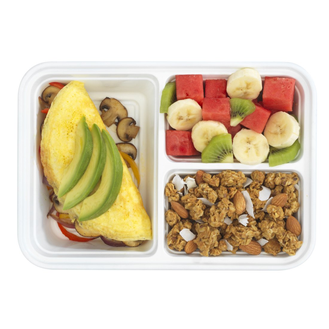 GoodCook 3 Compartment Rectangle Meal Prep Containers