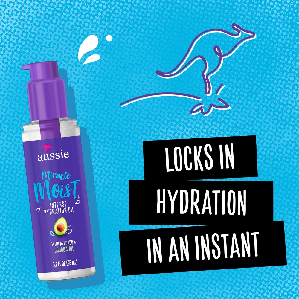 Aussie Miracle Moist Intense Hydration Oil Hair Treatment