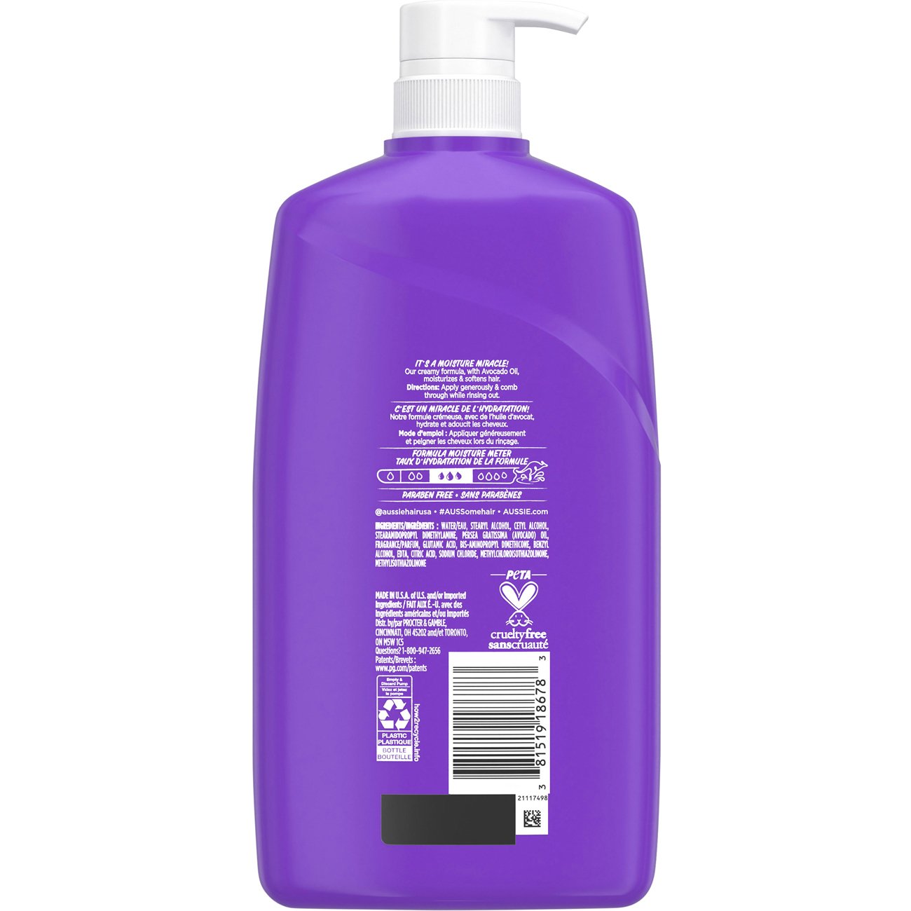 Aussie Miracle Moist Conditioner -  Avocado & Jojoba Oil