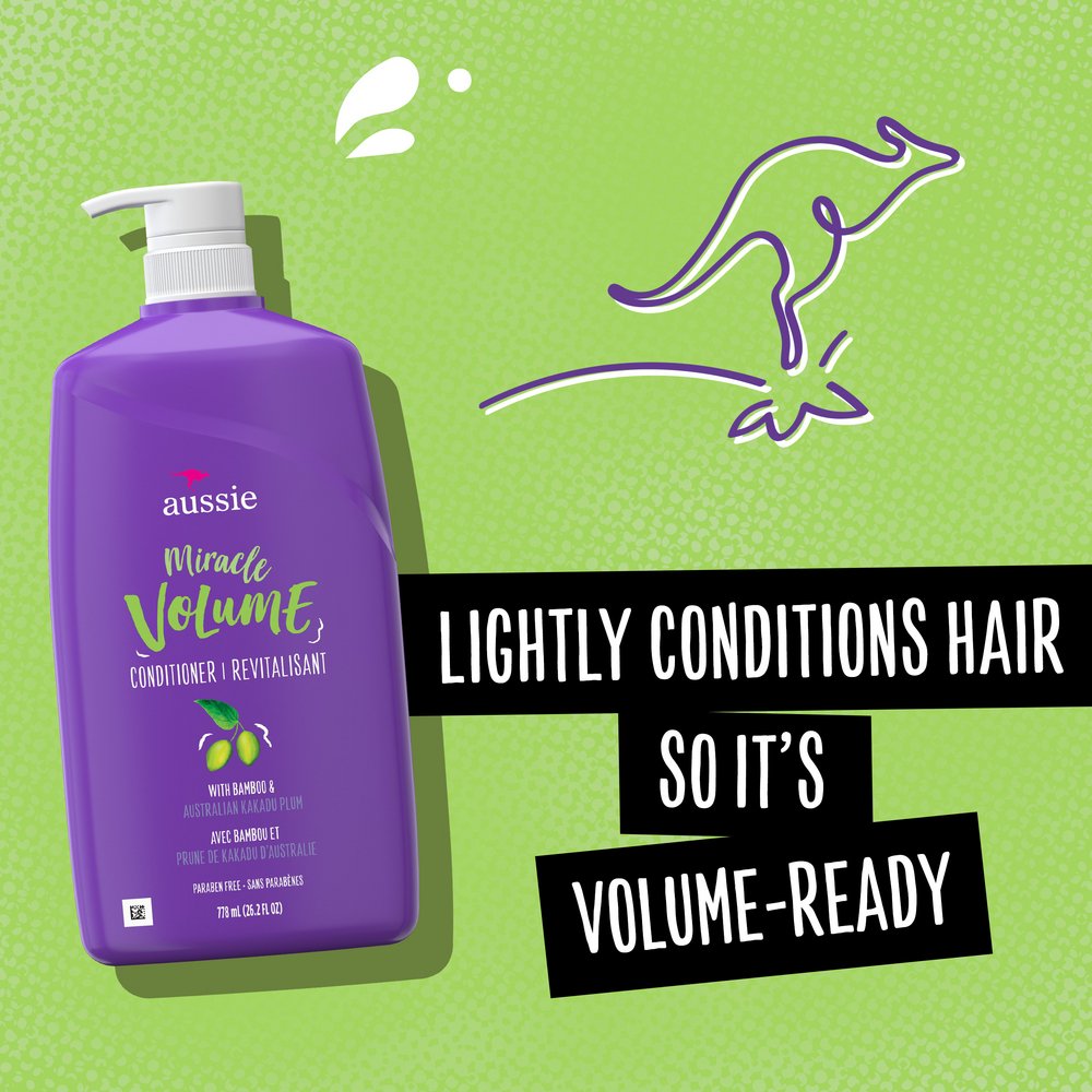 Aussie Miracle Volume Conditioner - Plum & Bamboo