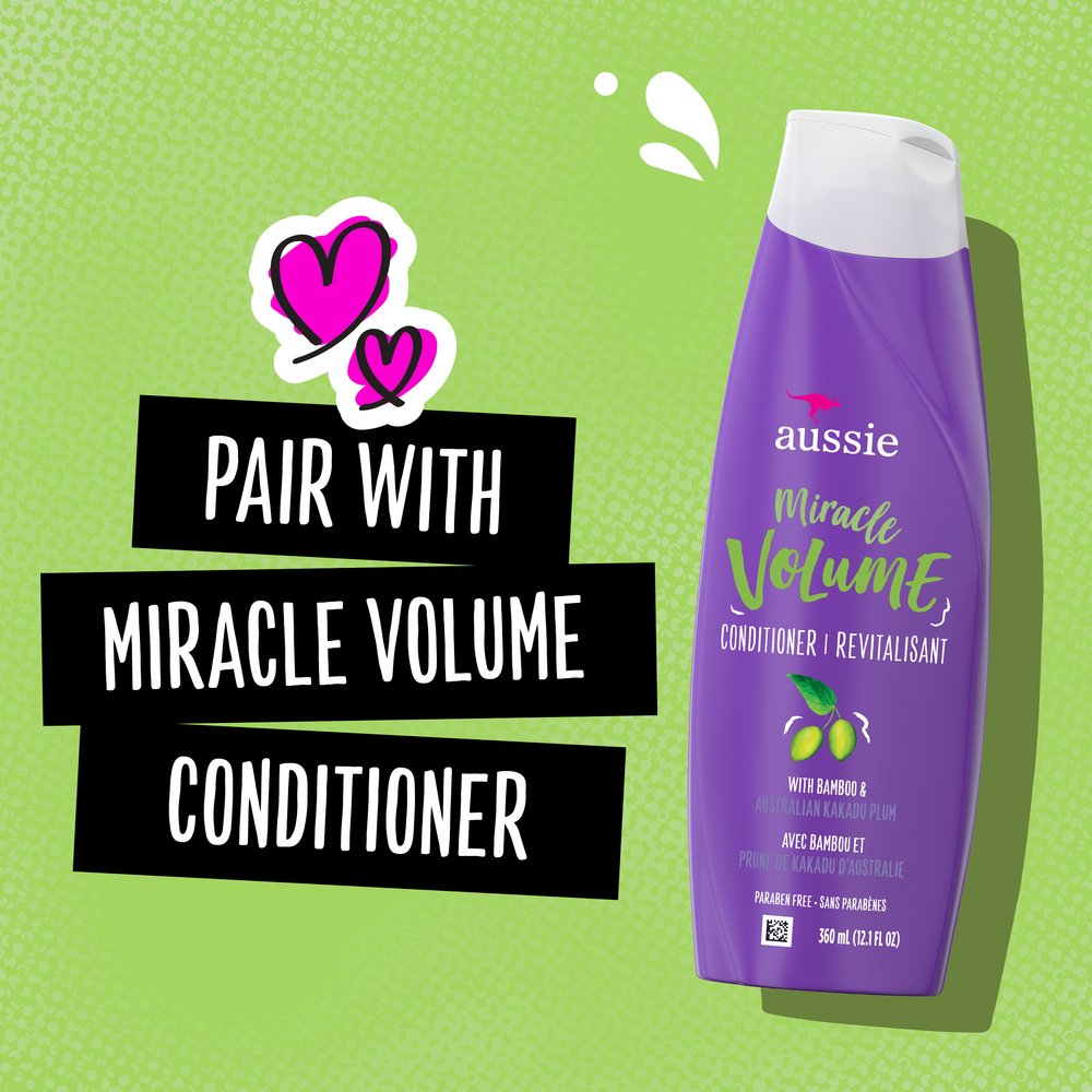 Aussie Miracle Volume Shampoo - Plum & Bamboo