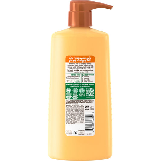 Garnier Whole Blends Honey Treasures Repairing Conditioner, For Dry Hair