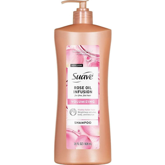Suave Rose Oil Infusion Volumizing Shampoo