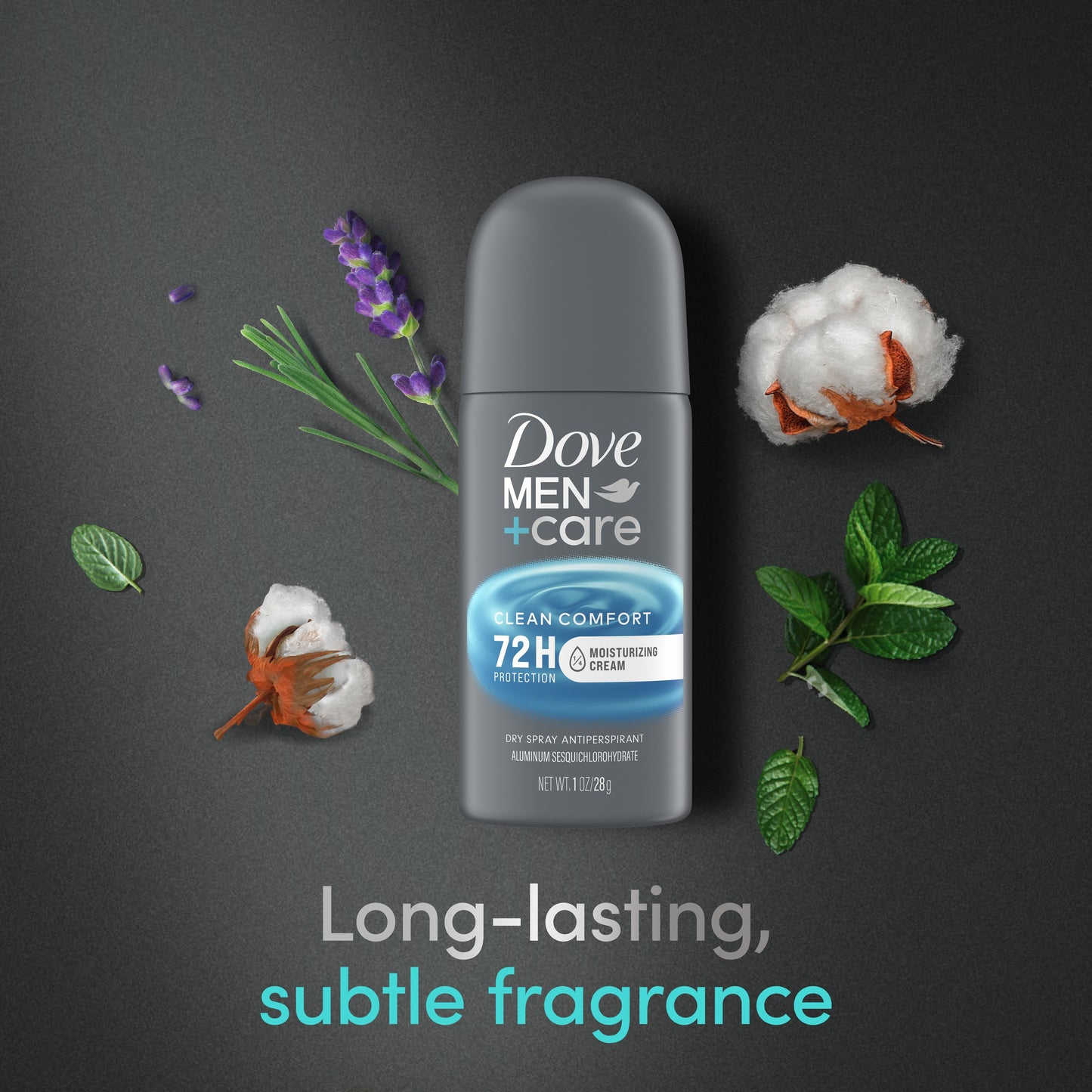 Dove Men+Care Travel Size Antiperspirant Deodorant Dry Spray - Clean Comfort