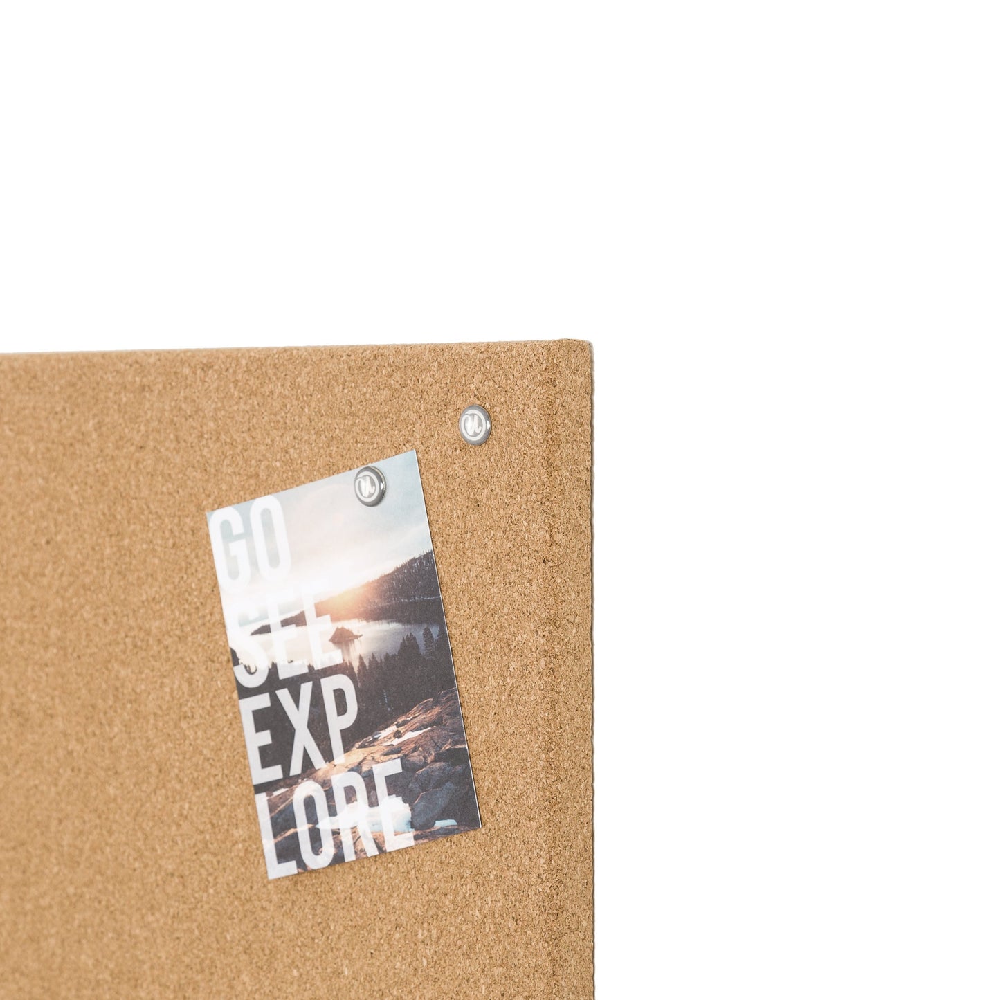U Brands Square Cork Bulletin Board