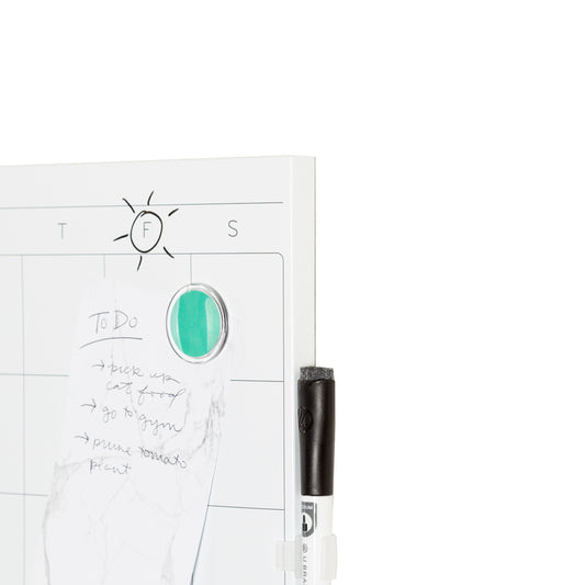 U Brands Square Calendar Dry Erase Board