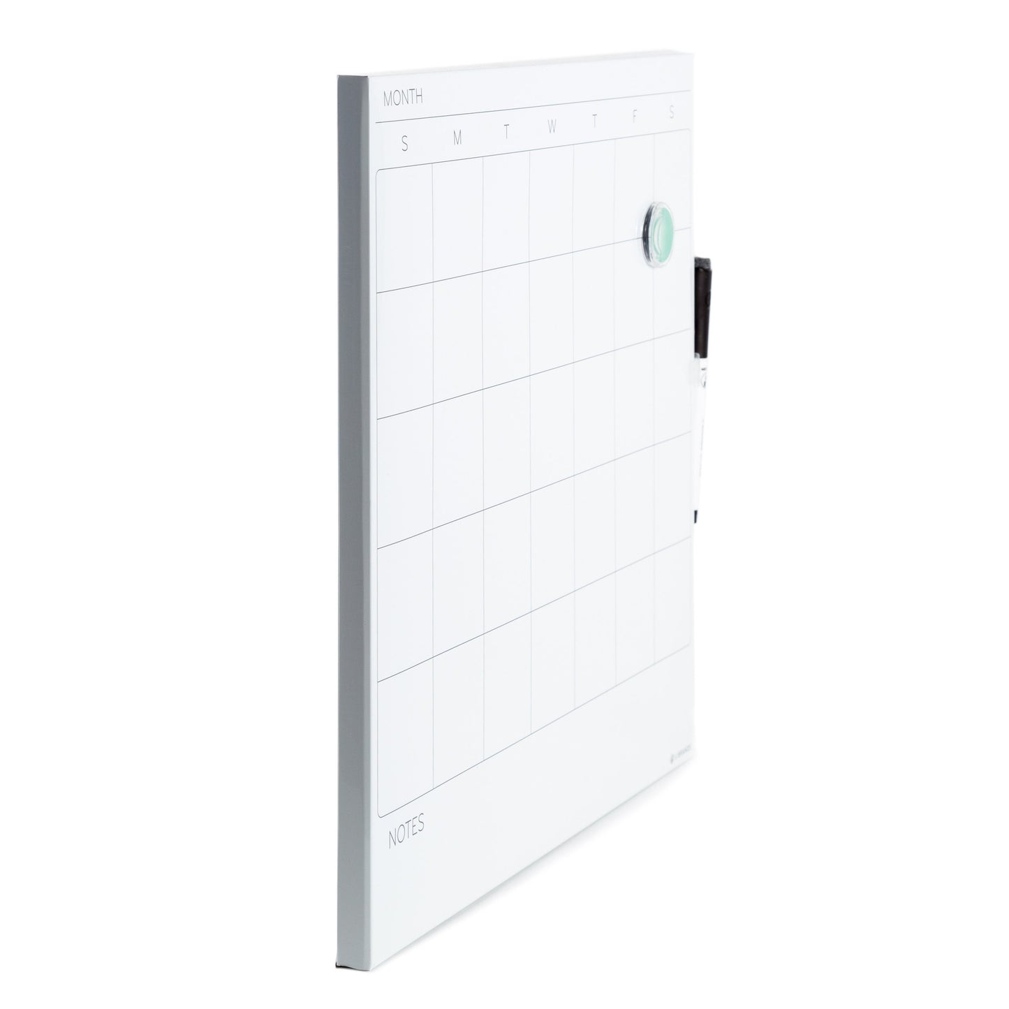 U Brands Square Calendar Dry Erase Board